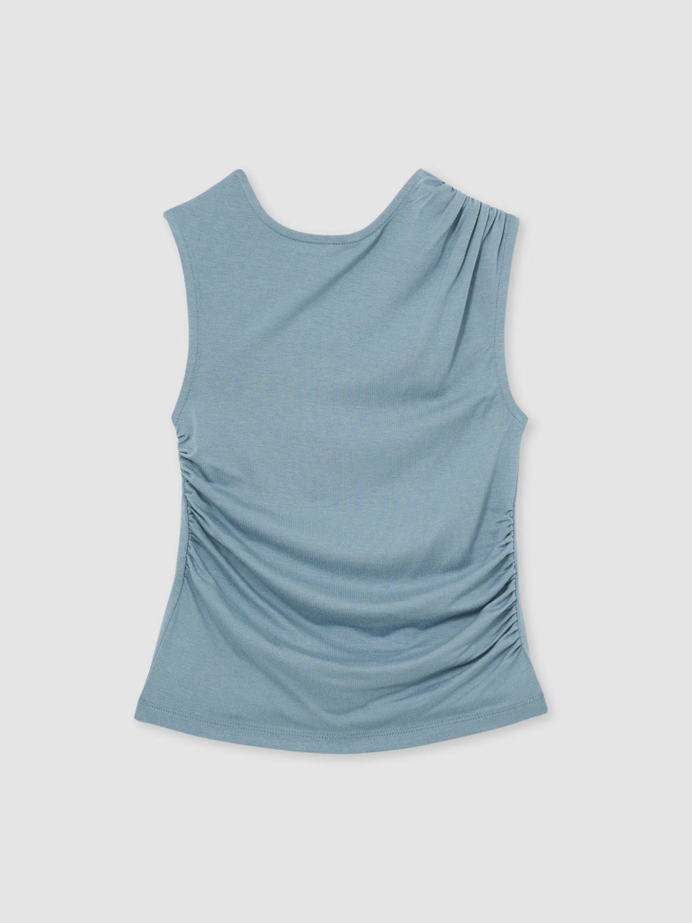 3-9 yrs Ruched Jersey Vest in Blue
