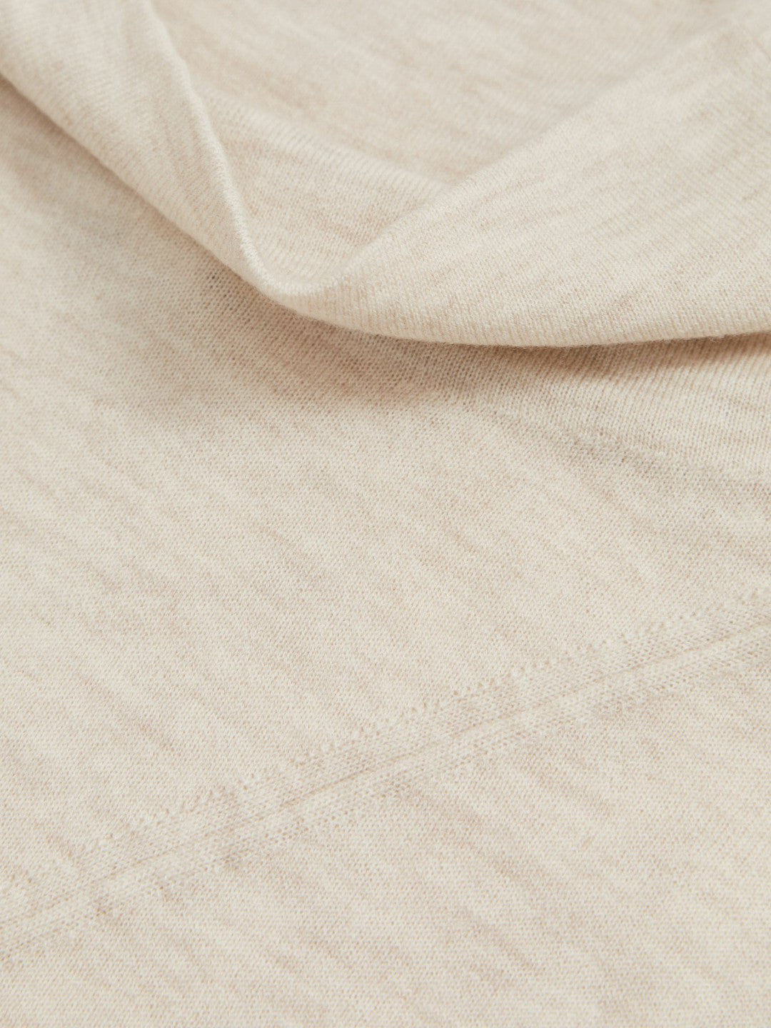Wool Slouched Sleeveless Top in Stone Neutral