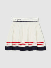 9-13 yrs SmileyWorld Tennis Skirt in Off White