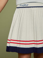 9-13 yrs SmileyWorld Tennis Skirt in Off White