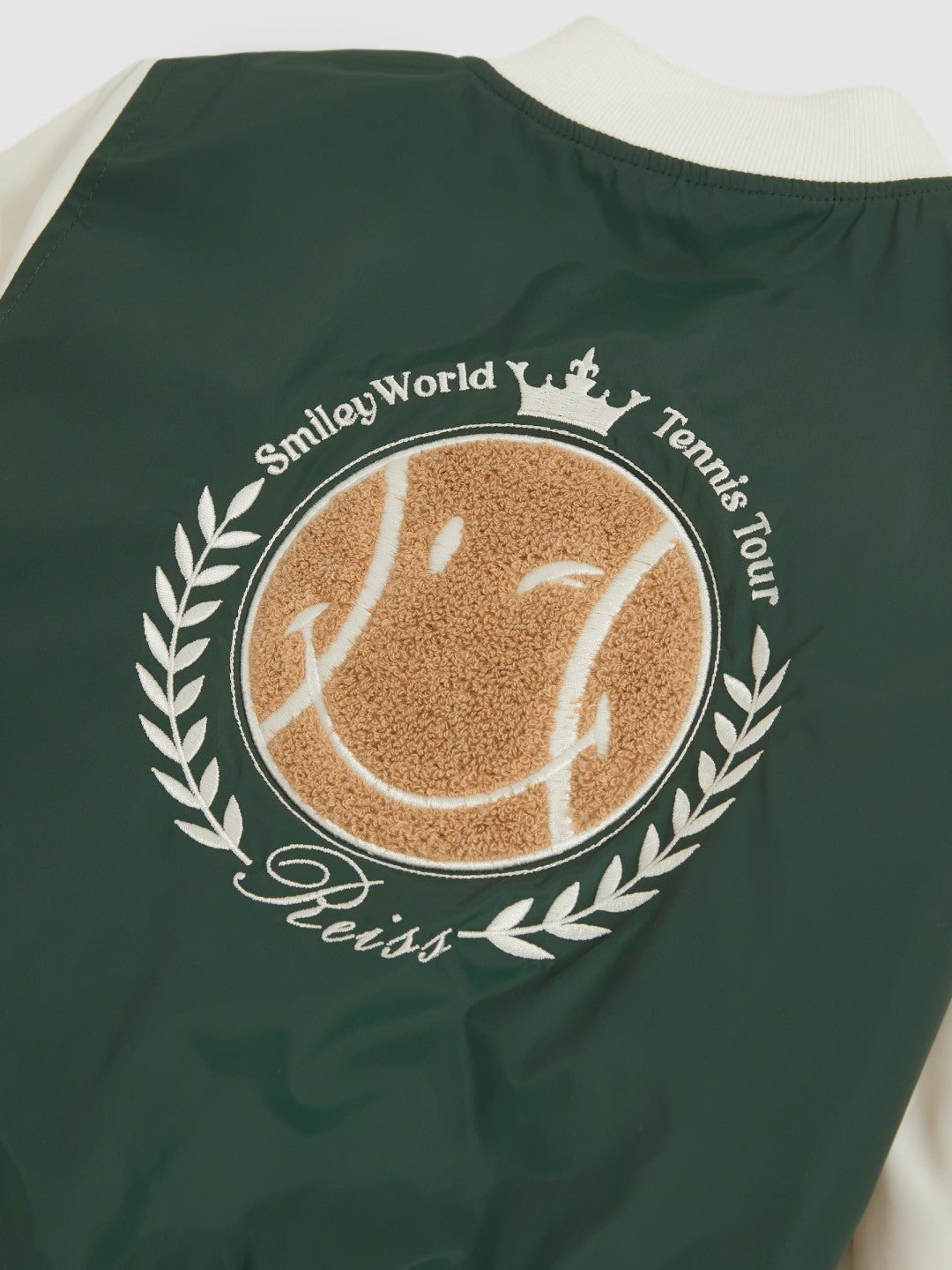 3-9 yrs SmileyWorld Bomber Jacket in Dark Green