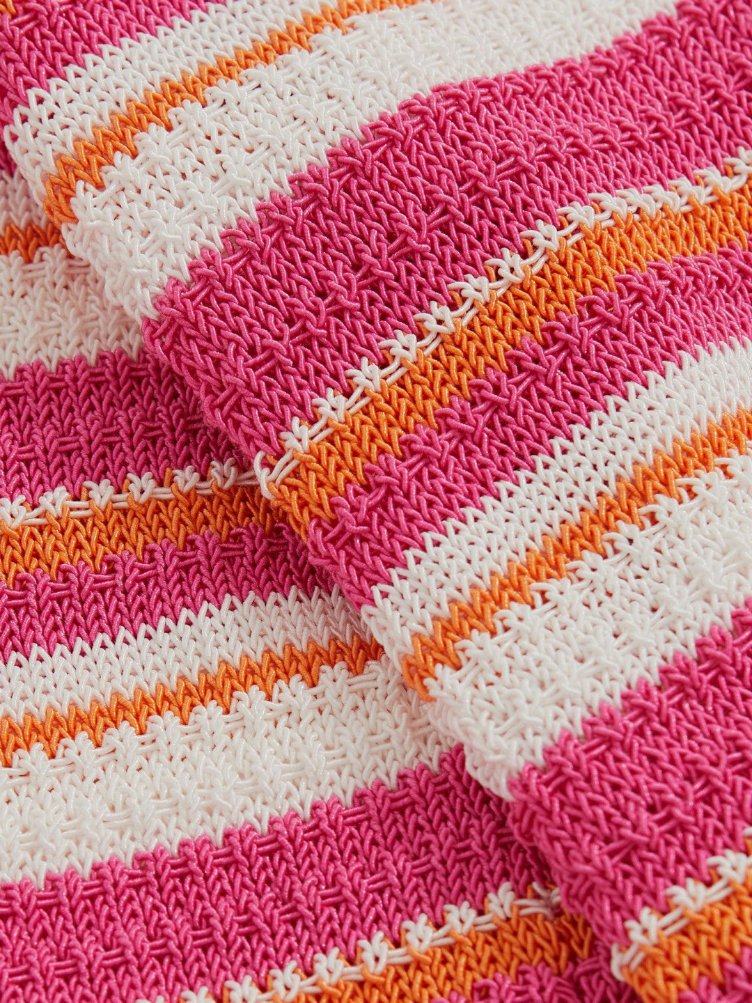 4-9 yrs SmileyWorld Stripe Knit Trousers in Pink
