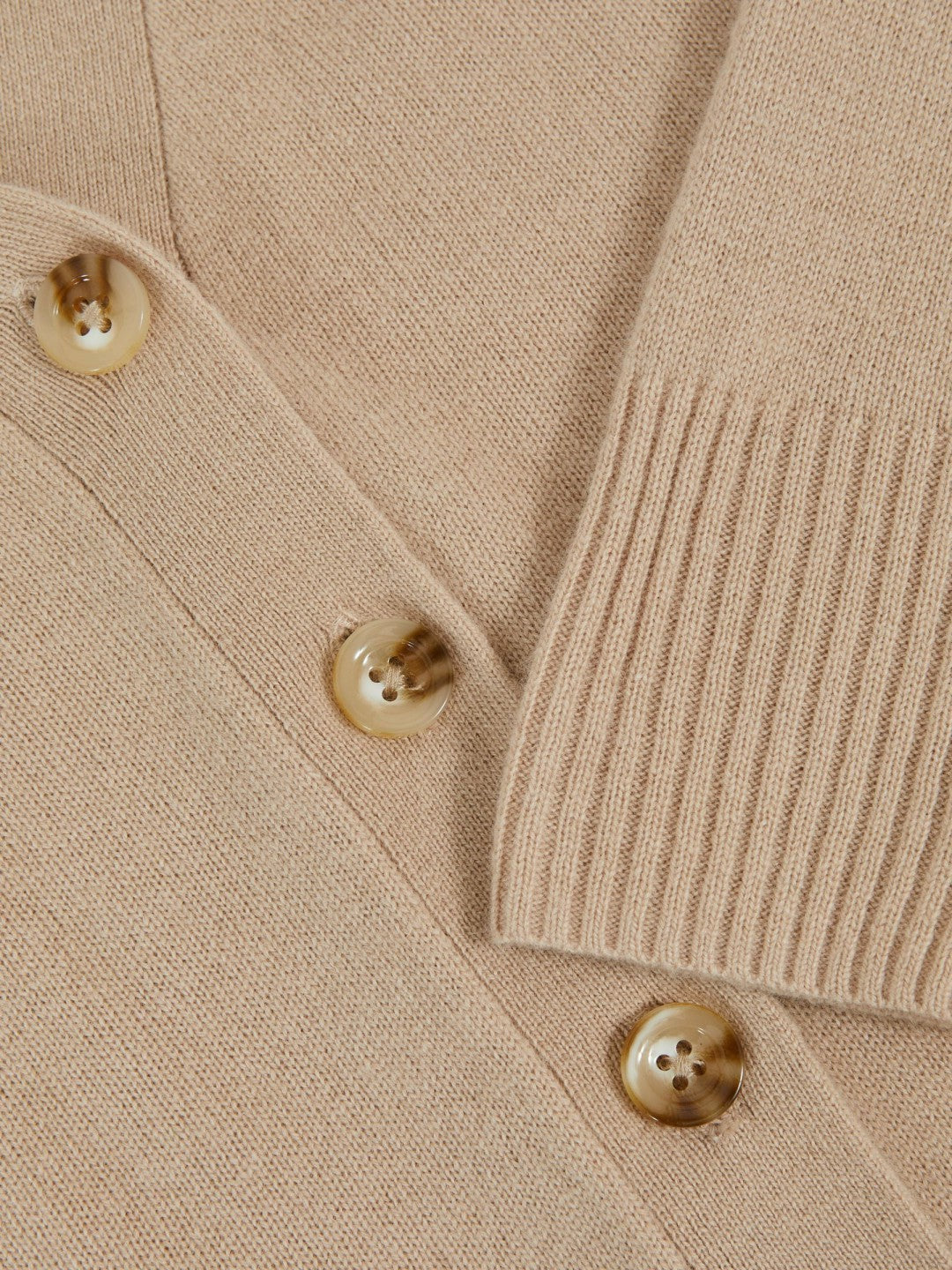 13-14 yrs Wool-Blend Fitted Cardigan With Cashmere in Neutral
