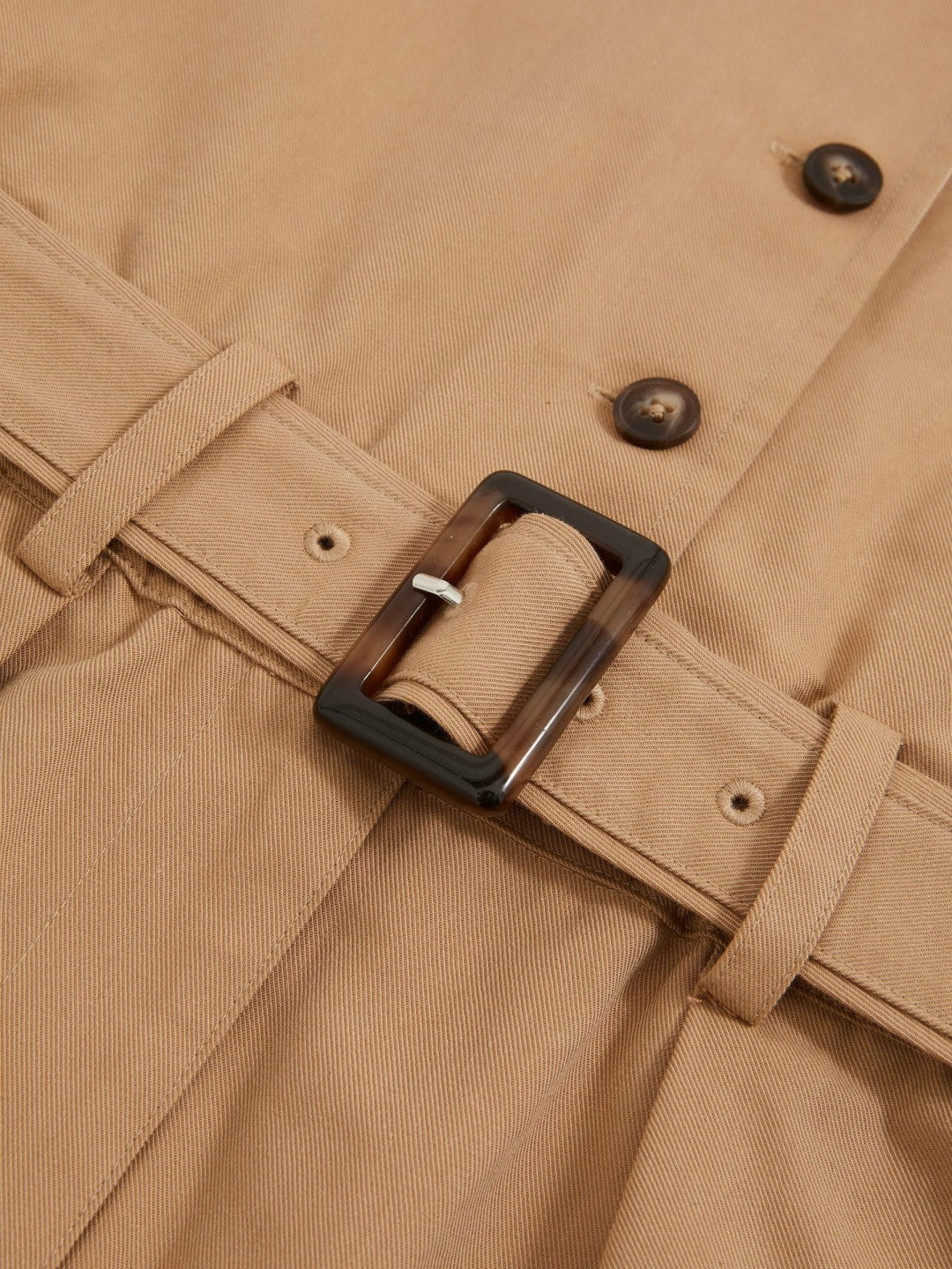 3-9 yrs Cotton-Lyocell Utility Playsuit in Camel