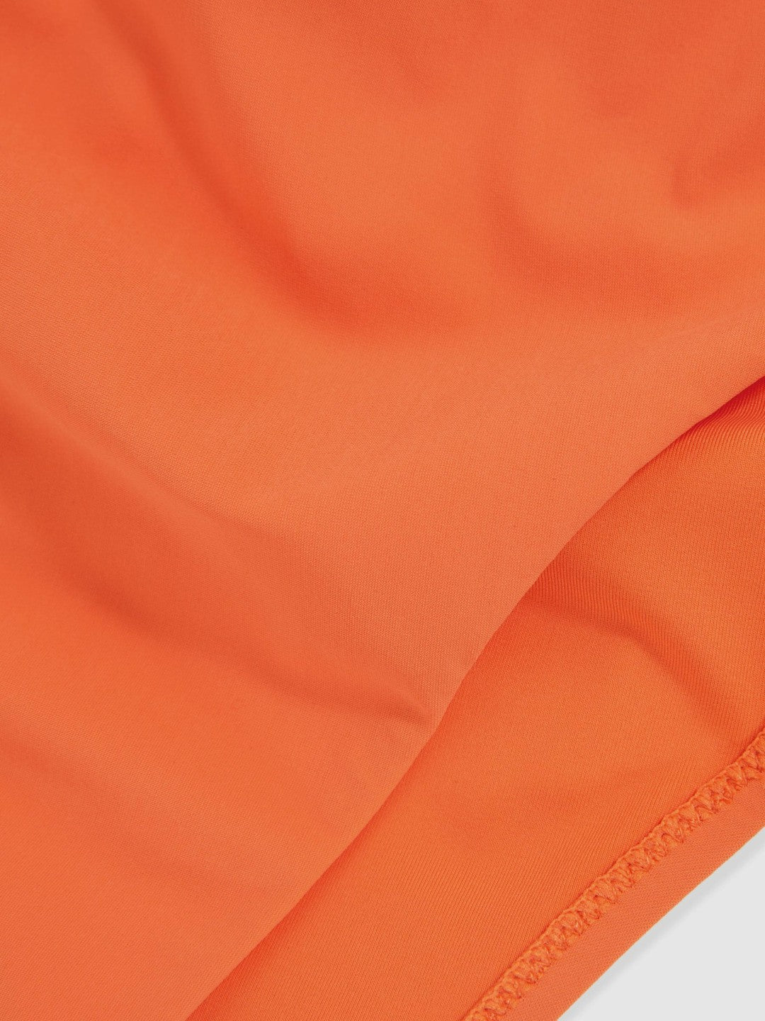 High Cut Bikini Bottoms in Coral Orange