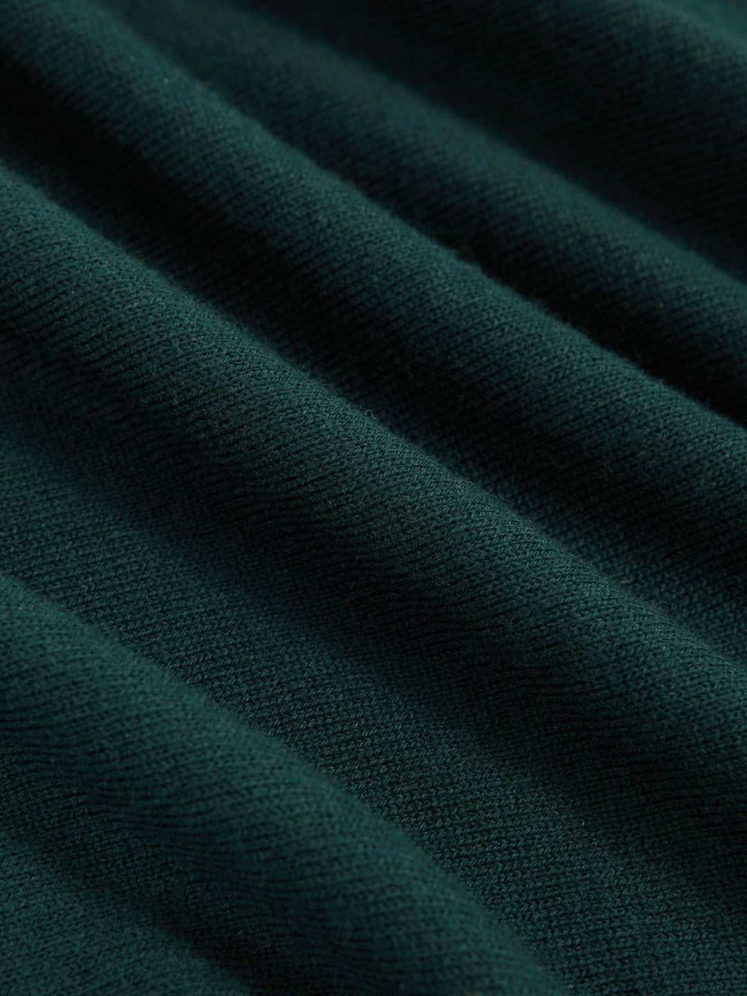 Merino Wool Crew-Neck Jumper in Green