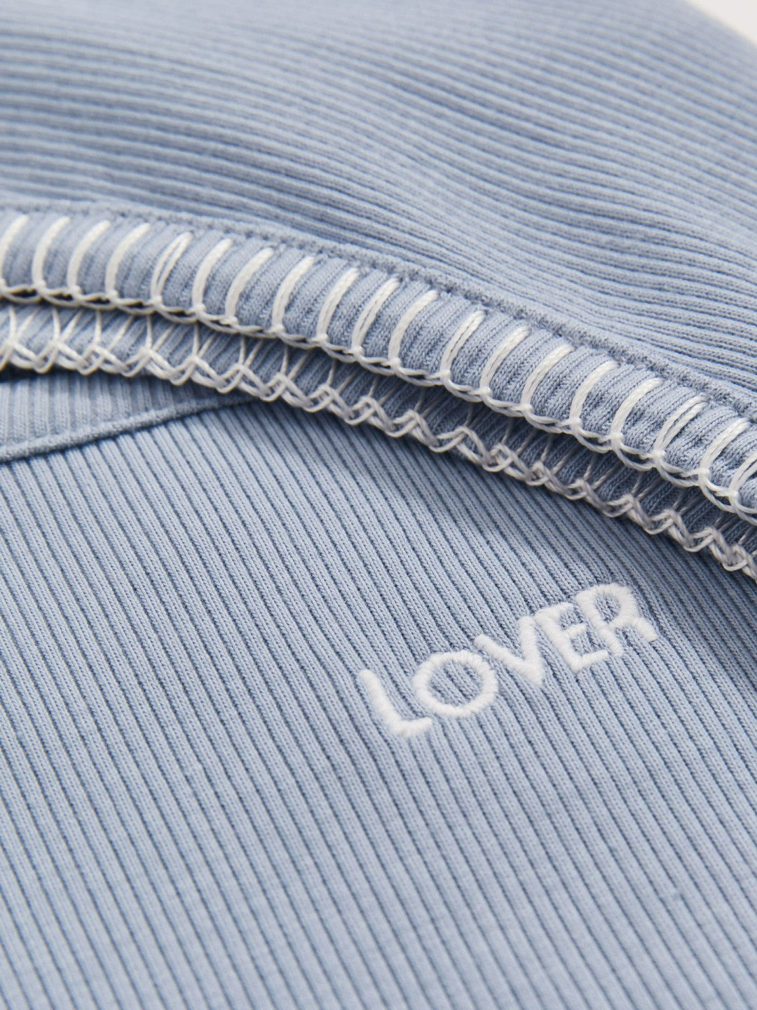 | Tom Daley Cotton Lover Vest with Stretch in Soft Blue