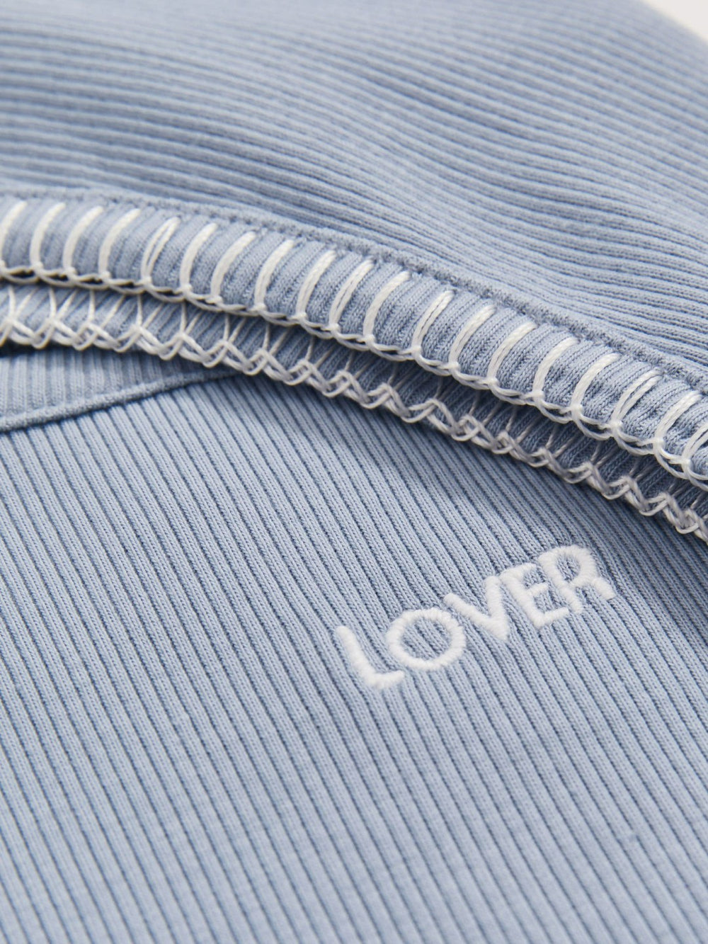| Tom Daley Cotton Lover Vest with Stretch in Soft Blue