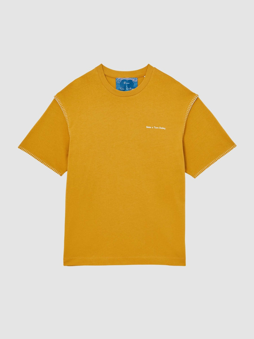 | Tom Daley Graphic-Print T-Shirt in Yellow