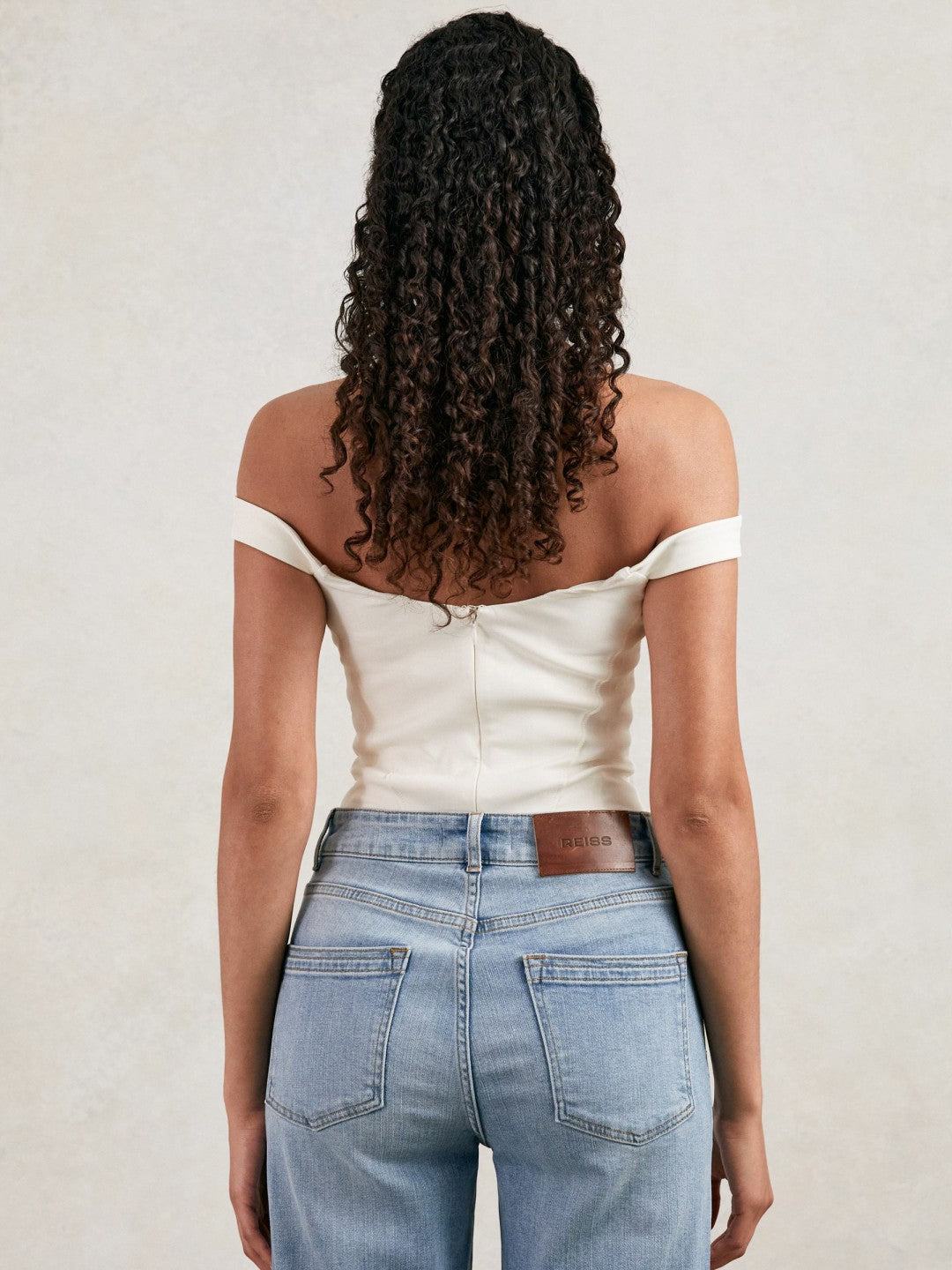 Scuba Corset Bodysuit in White