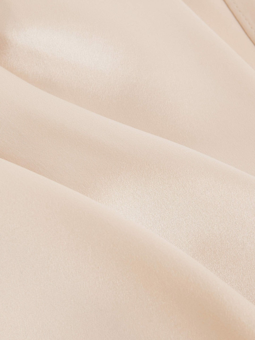 Silk Draped Sleeveless Top in Champagne Neutral