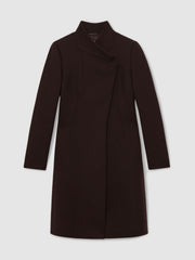 Coat in Chocolate Brown