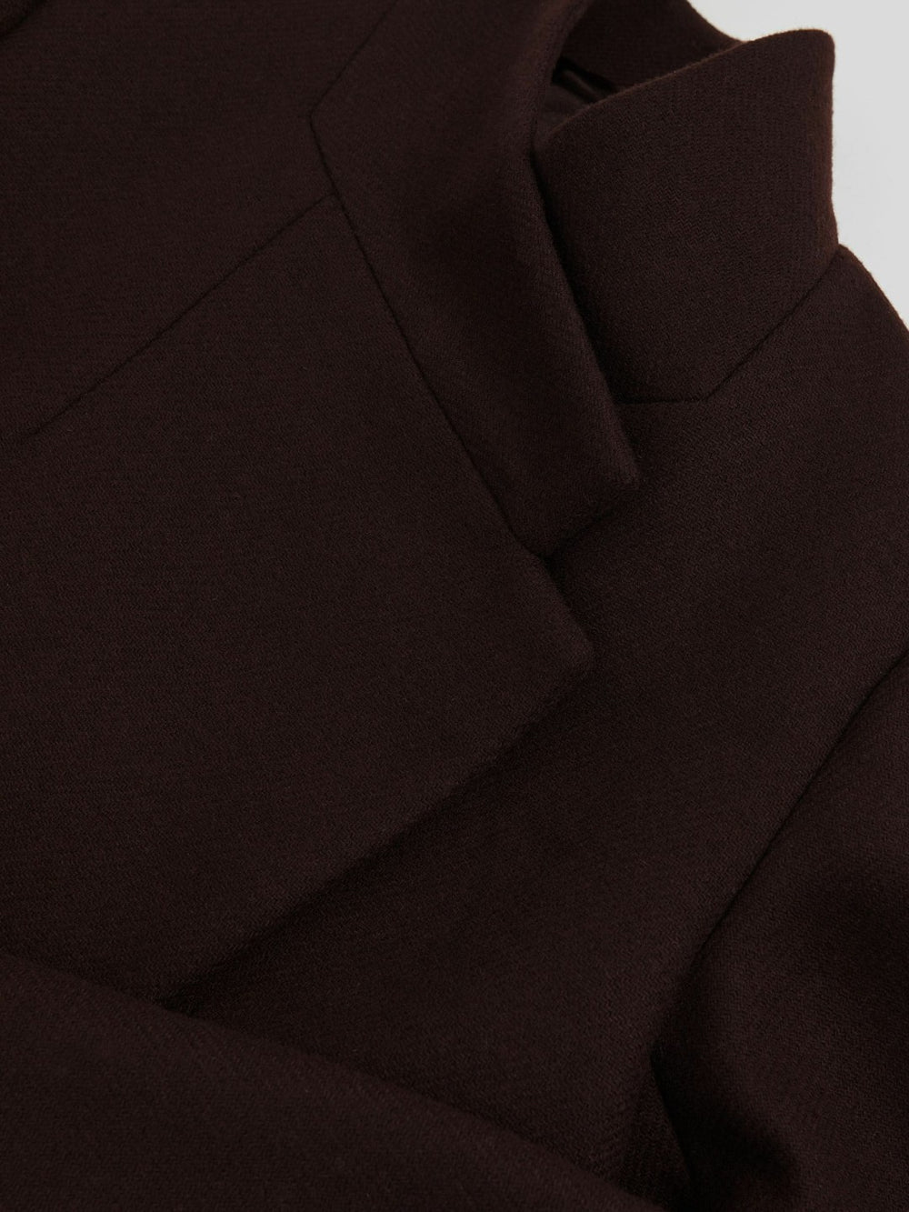Coat in Chocolate Brown