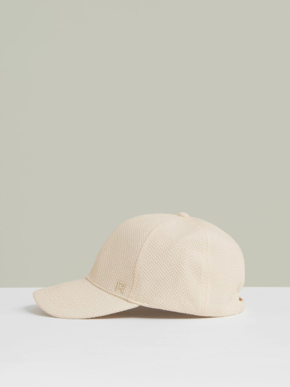 Waffle-Knit Baseball Cap in Neutral
