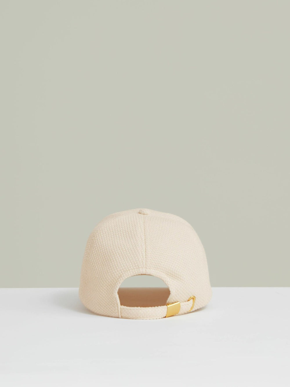 Waffle-Knit Baseball Cap in Neutral