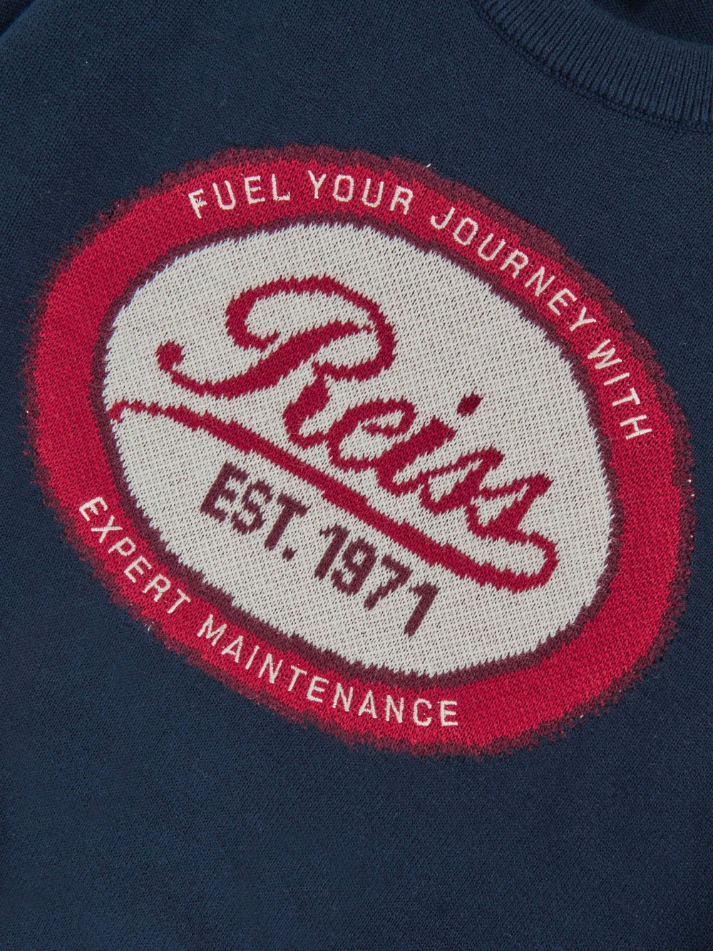 9-13 yrs Cotton Motor Cars Logo Jumper in Navy