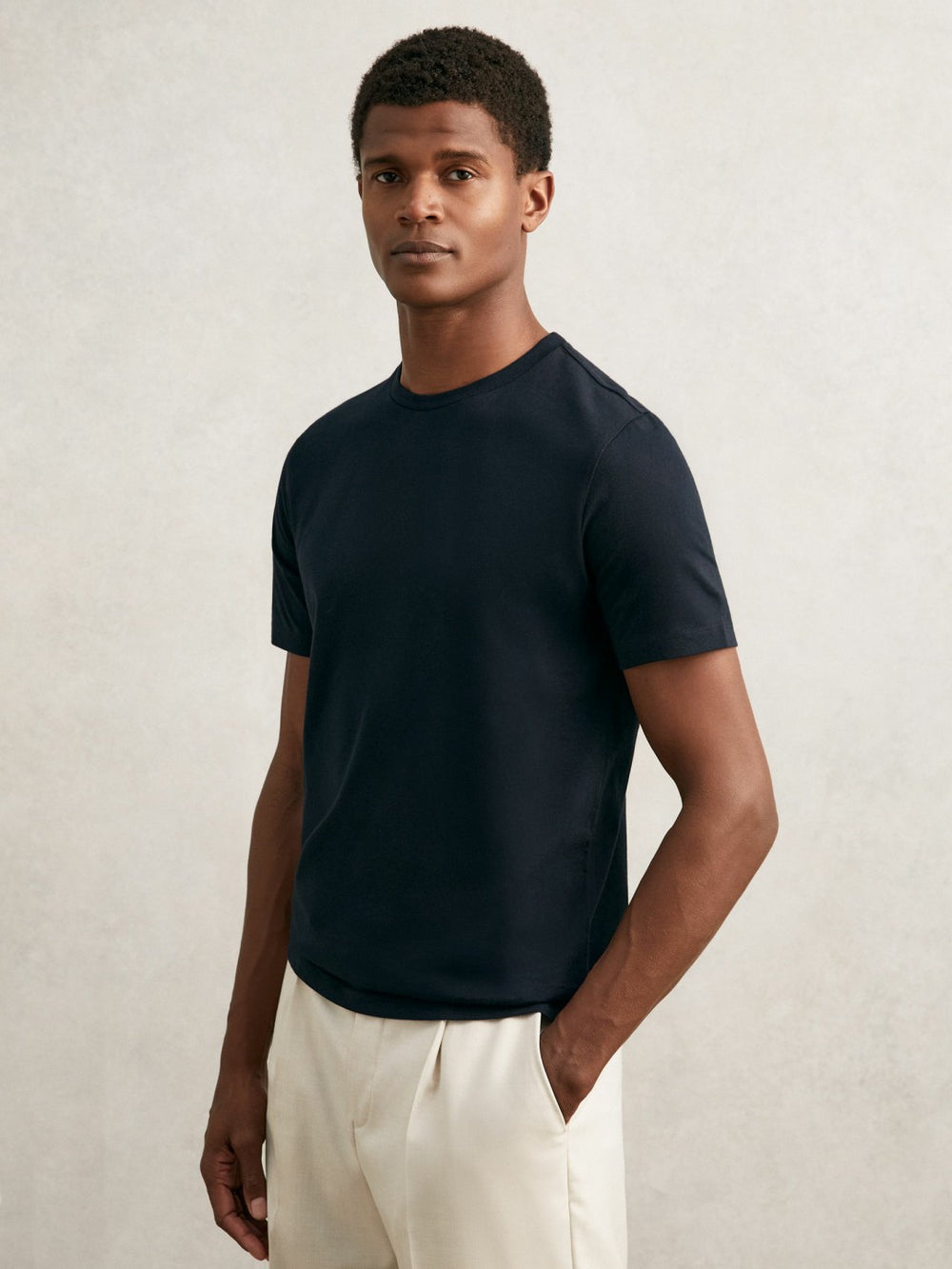T-Shirts 3 Pack in White/Navy/Dark Sage Green
