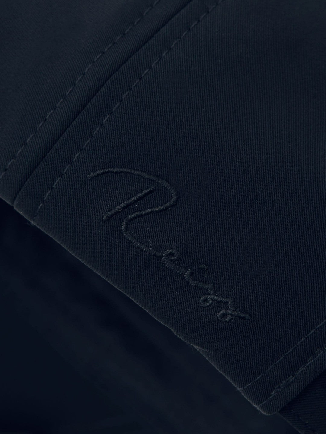 Embroidered Logo Tech Baseball Cap in Navy