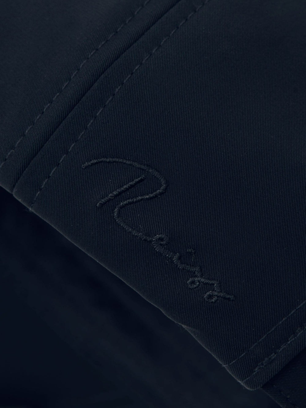 Embroidered Logo Tech Baseball Cap in Navy