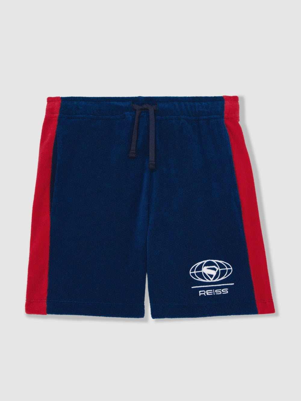13-14 yrs Superman Towelling Shorts in Blue/Red