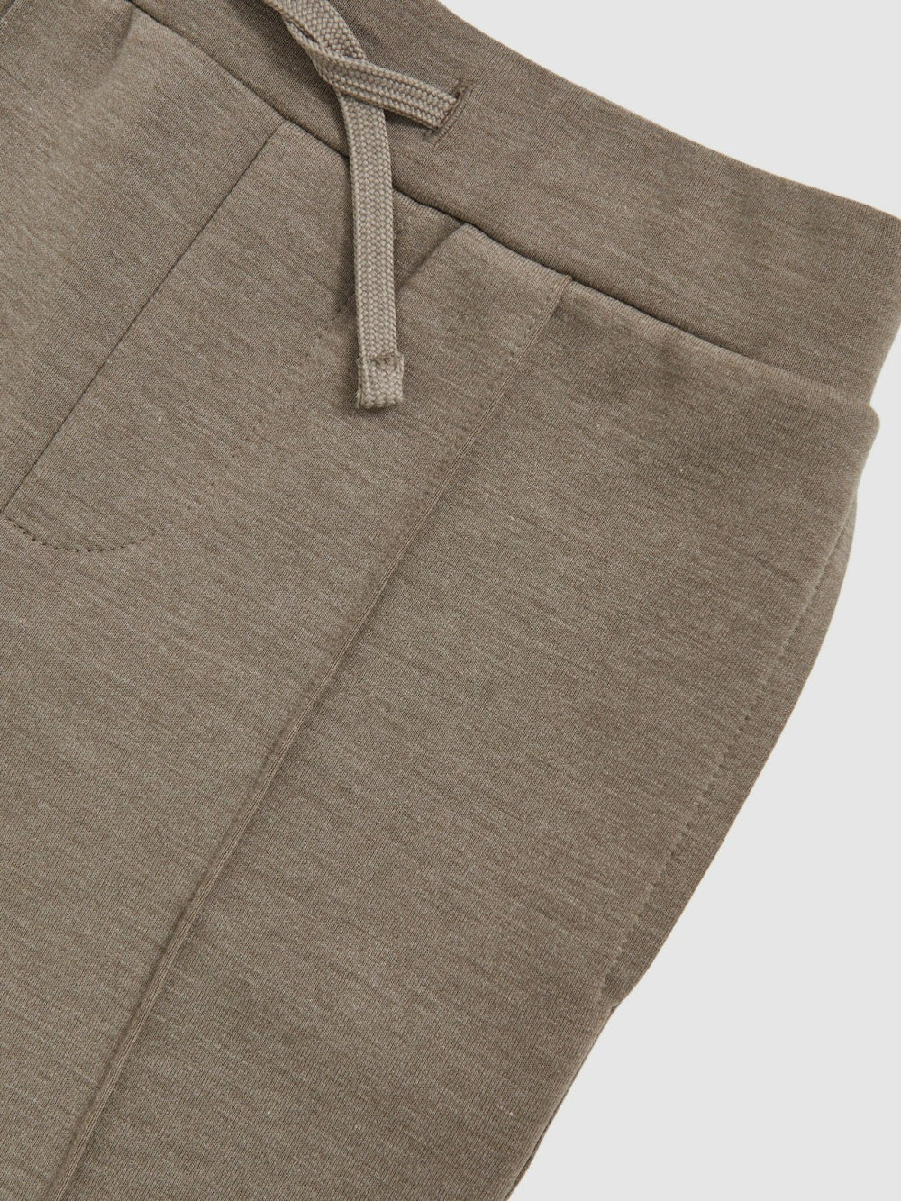 13-14 yrs Interlock Drawstring Joggers in Taupe Brown