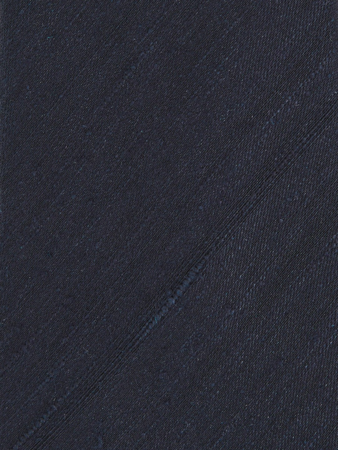 Silk Blend Textured Tie in Navy
