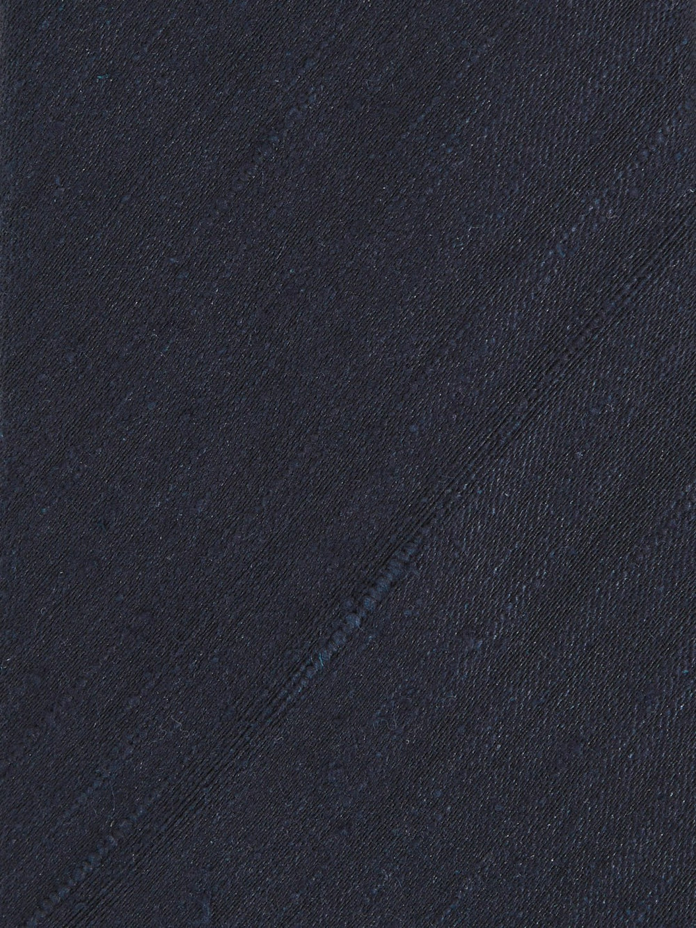 Silk Blend Textured Tie in Navy