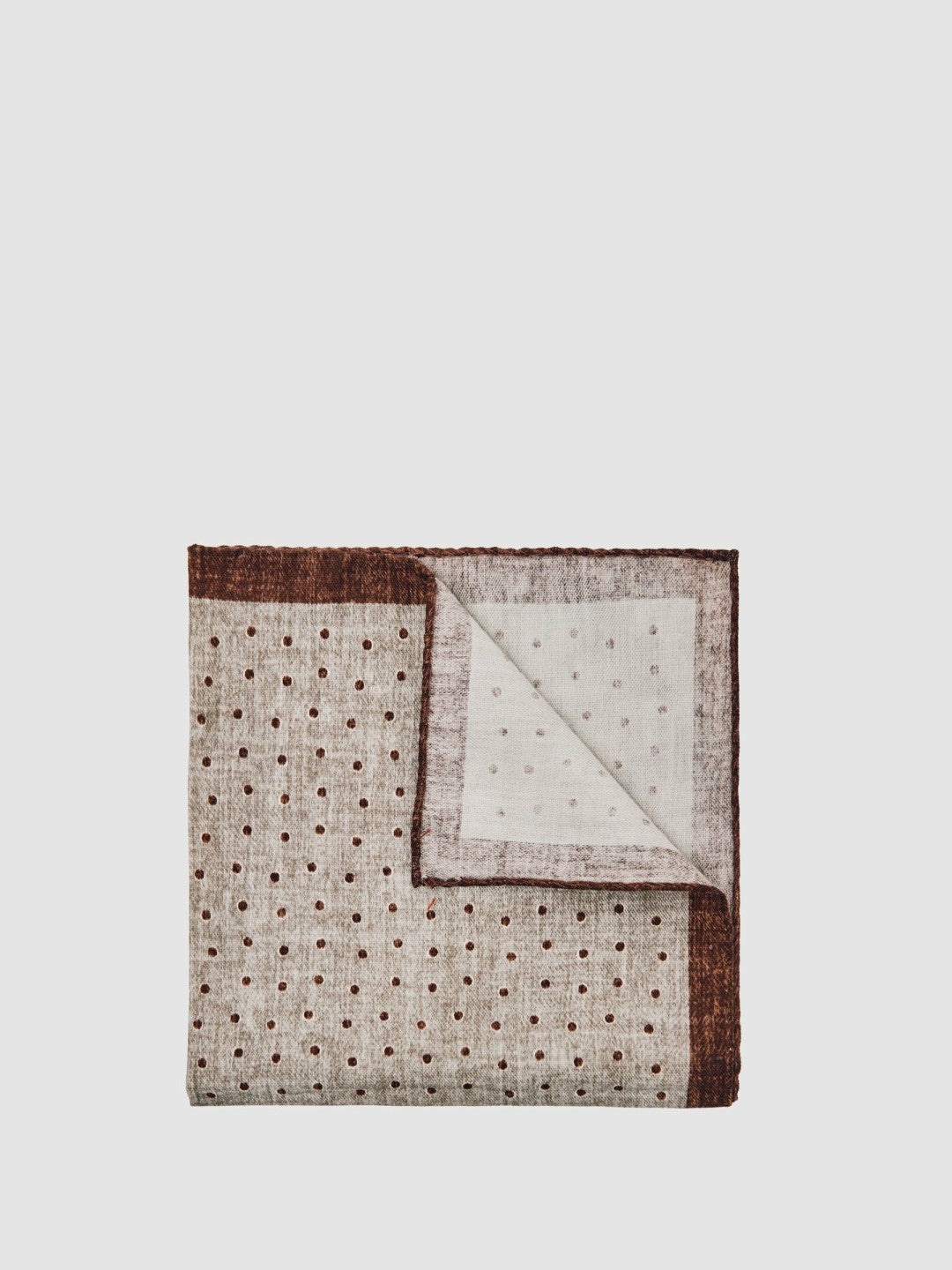 Pocket Squares in Grey Melange