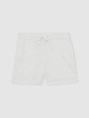 3-9 yrs SmileyWorld Wave Texture Shorts in White