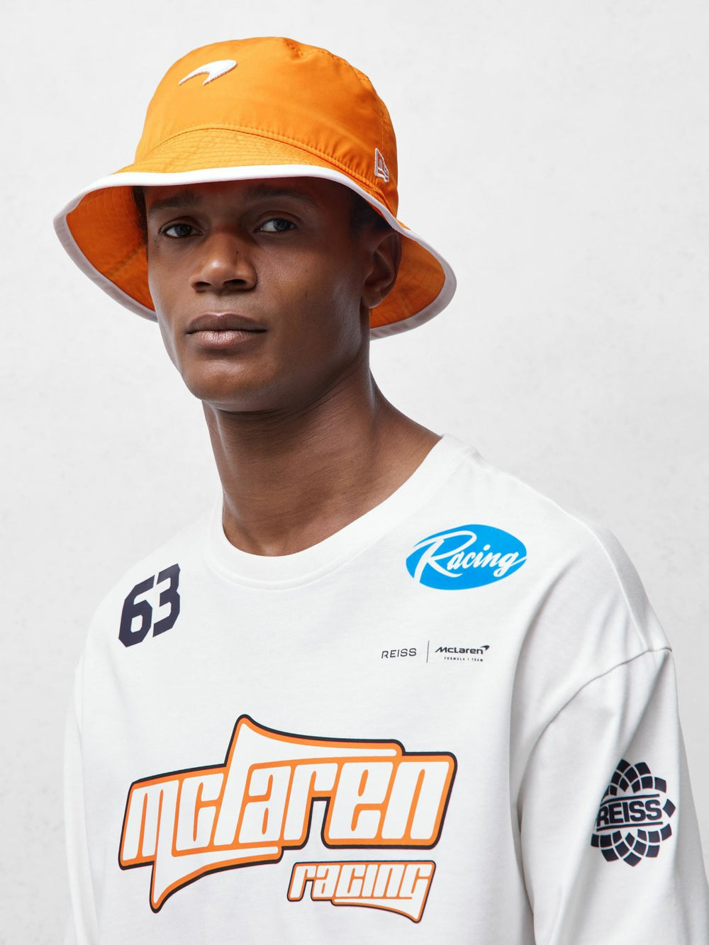 Hat in Papaya Orange