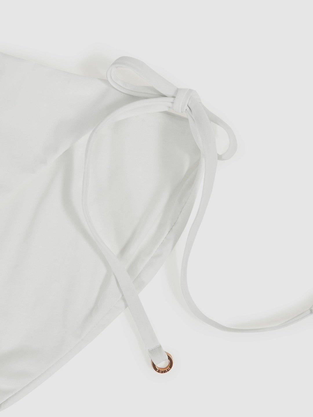Side Tie Bikini Bottoms in White