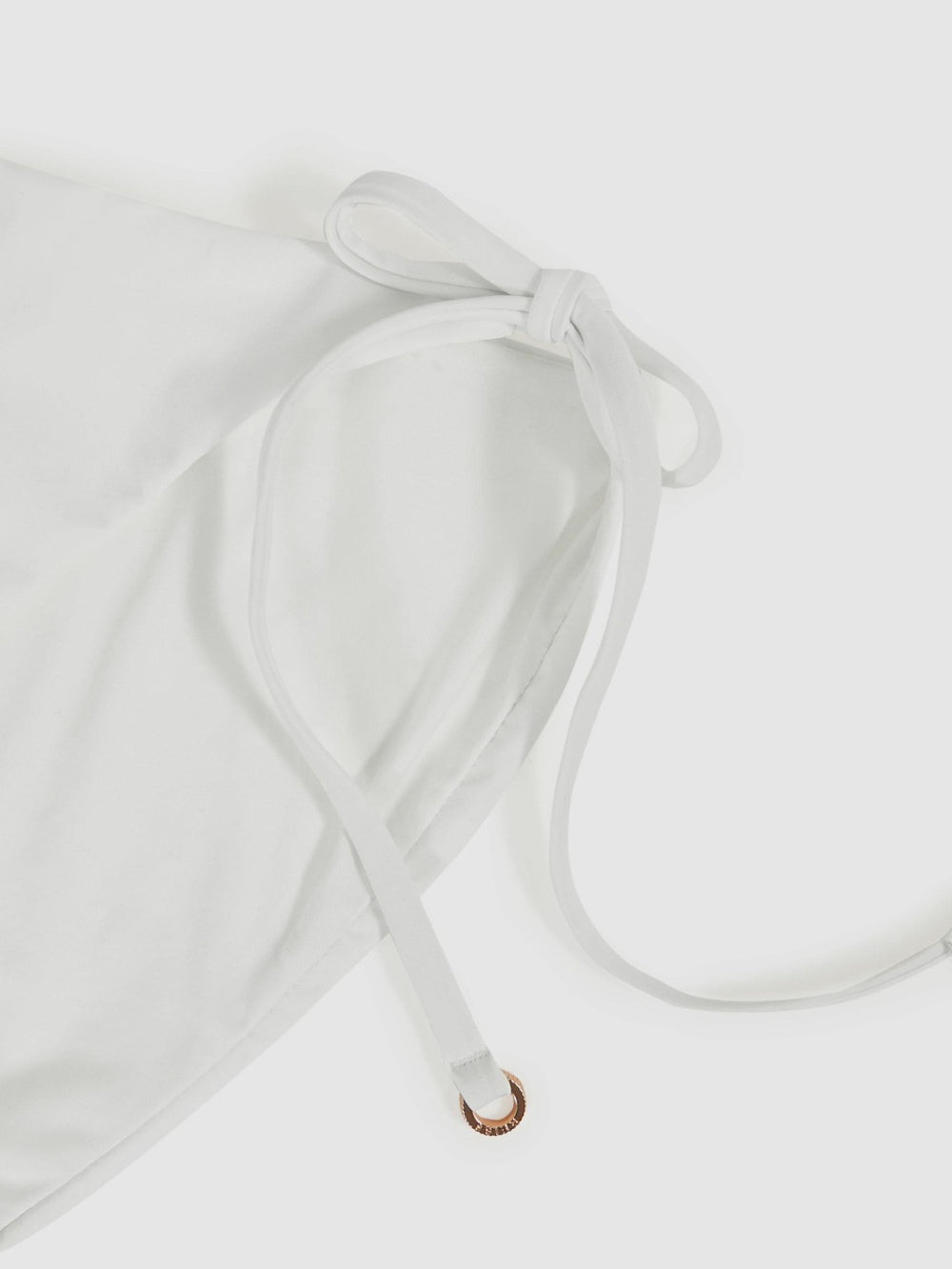 Side Tie Bikini Bottoms in White