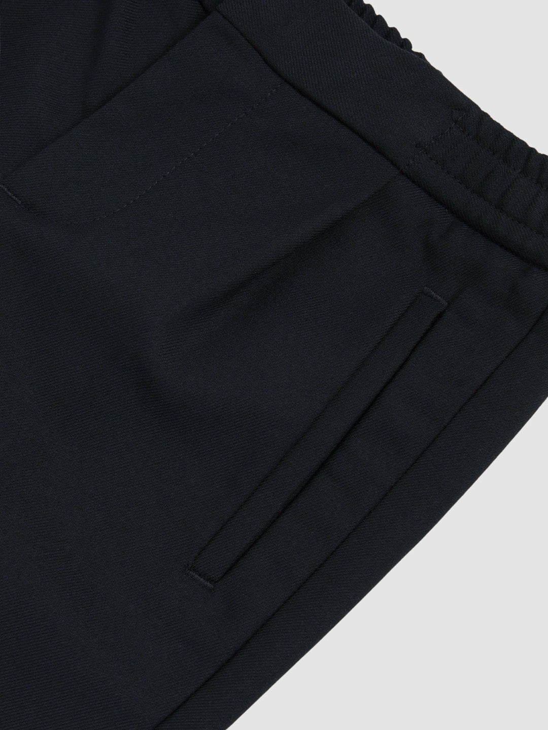 3-9 yrs Relaxed-Fit Pleated Tapered Trousers in Navy