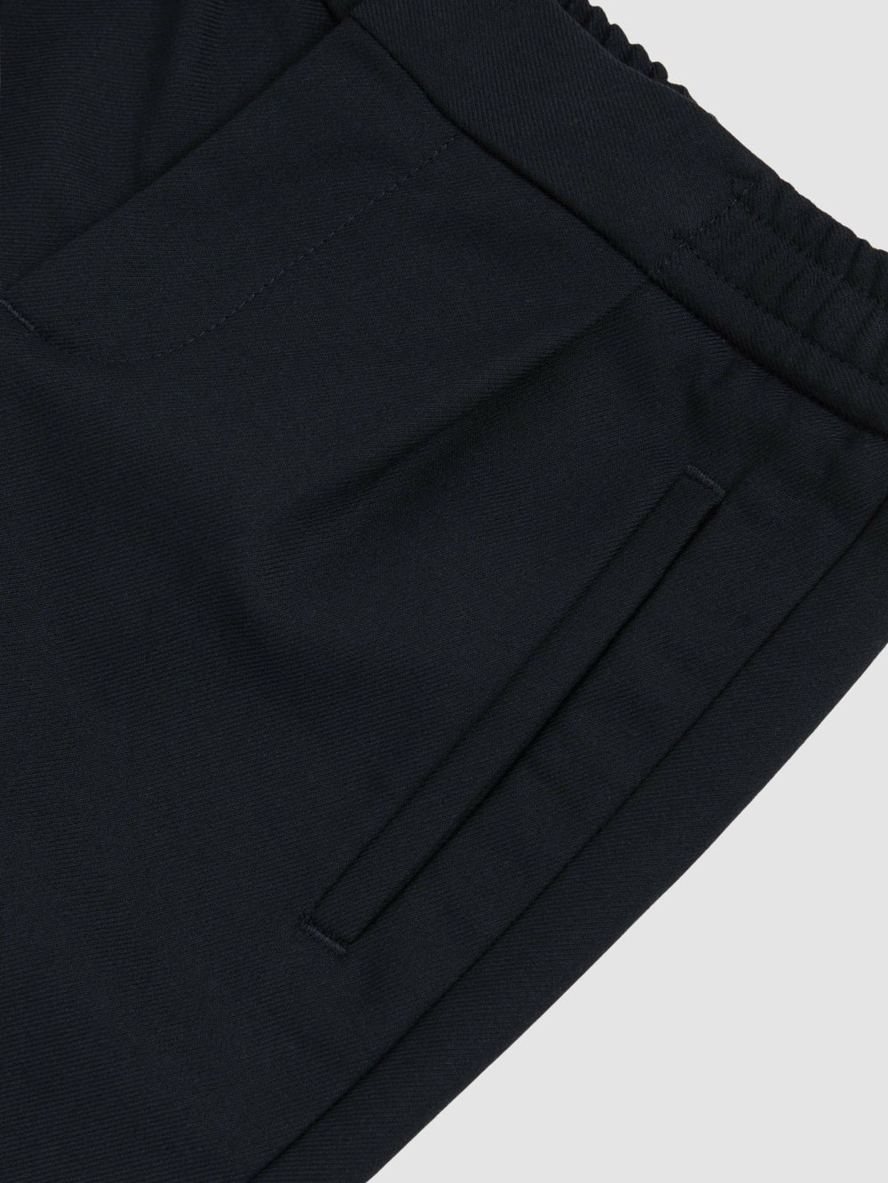 9-13 yrs Relaxed-Fit Pleated Tapered Trousers in Navy