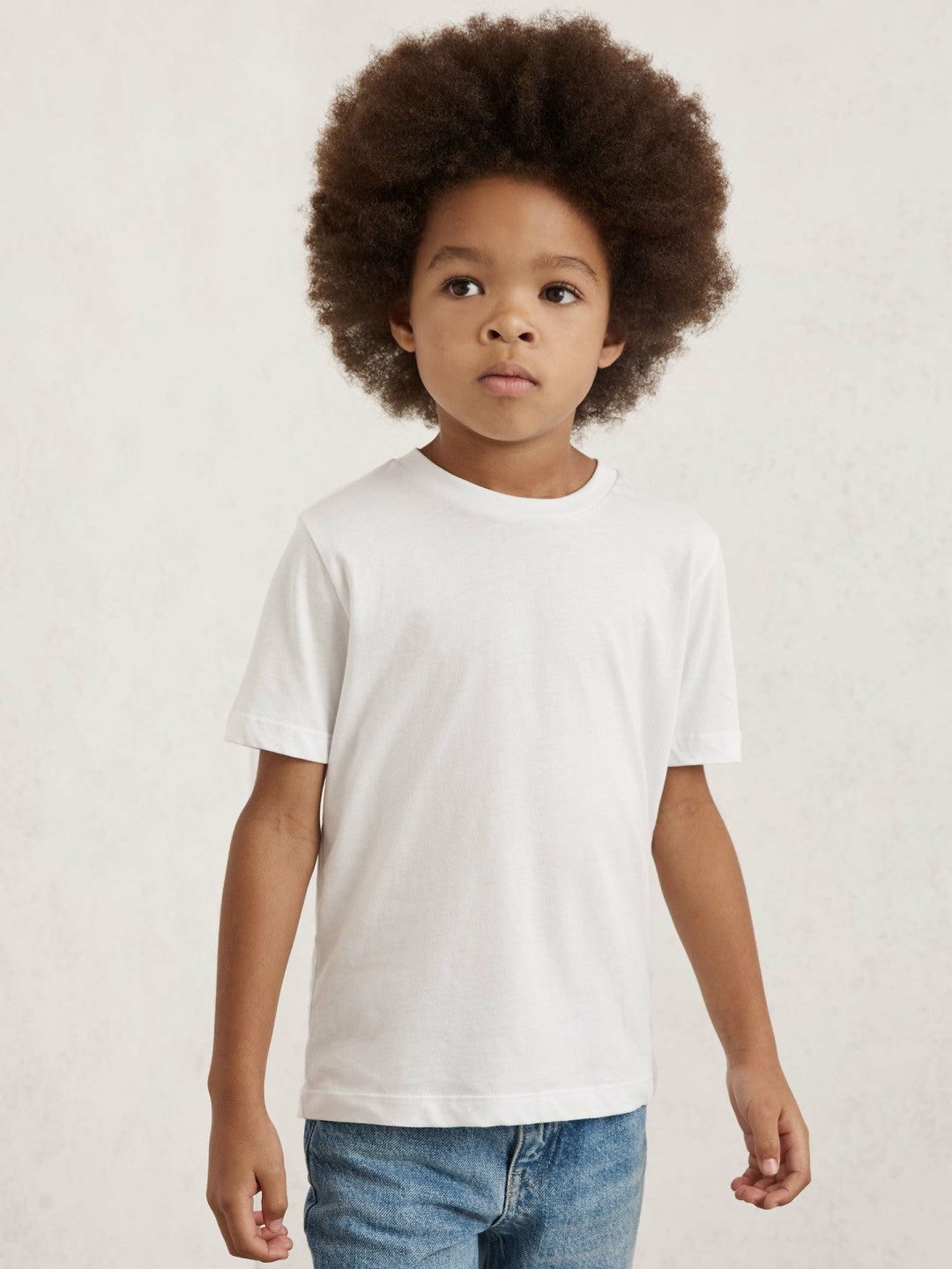 9-13 yrs Crew Neck T-Shirt in White