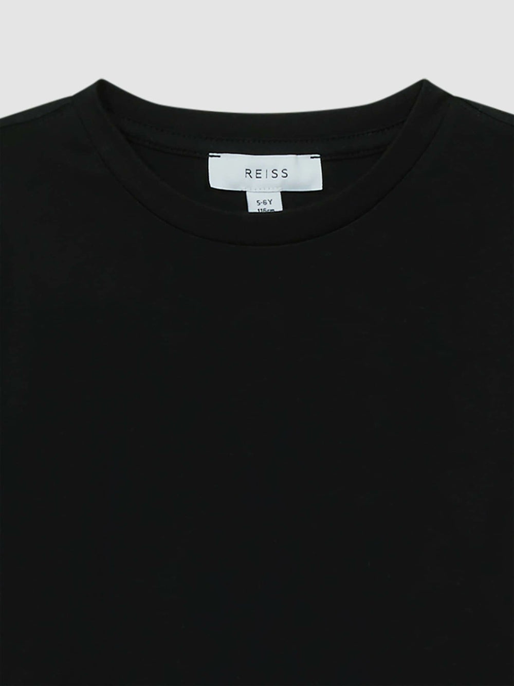 9-13 yrs Crew Neck T-Shirt in Black