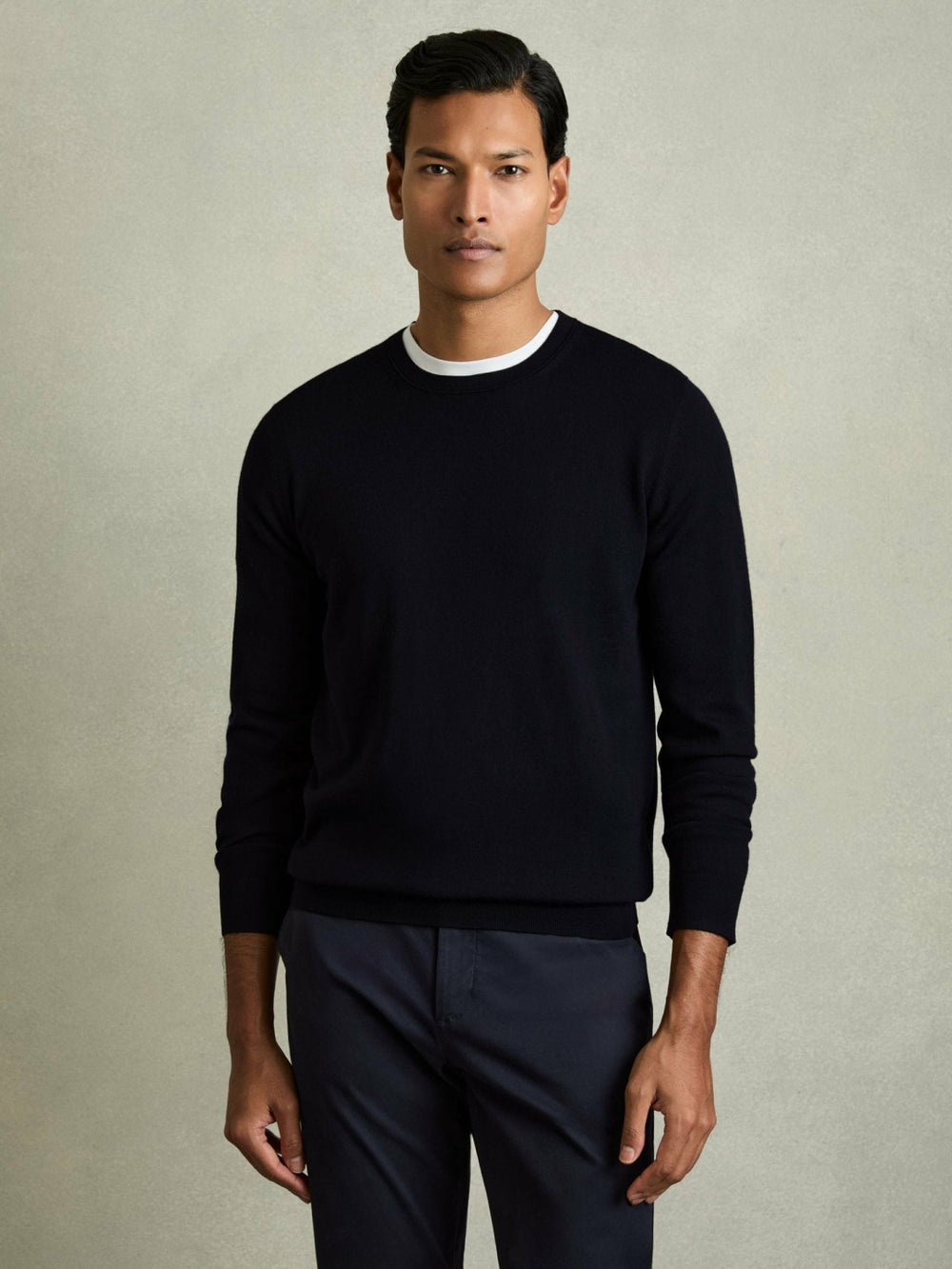 Pack of Two Merino Wool Jumpers in Navy