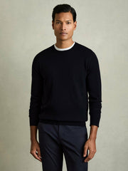Pack of Two Merino Wool Jumpers in Navy