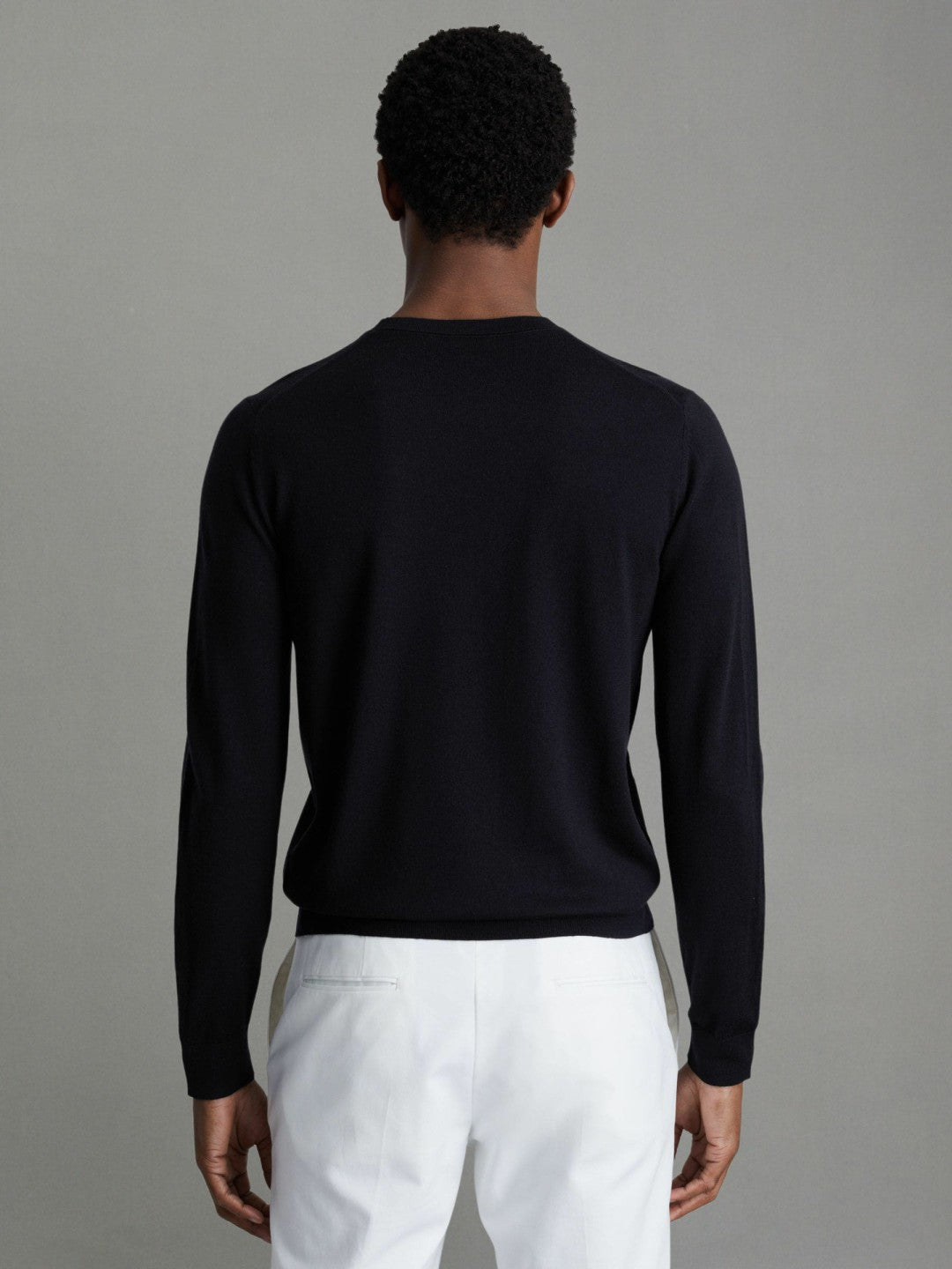 Pack of Two Merino Wool Jumpers in Navy