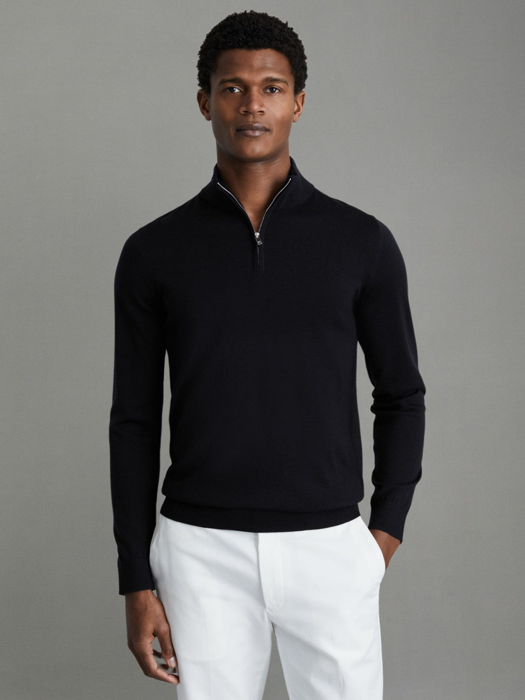 Pack of Two Merino Wool Jumpers in Navy