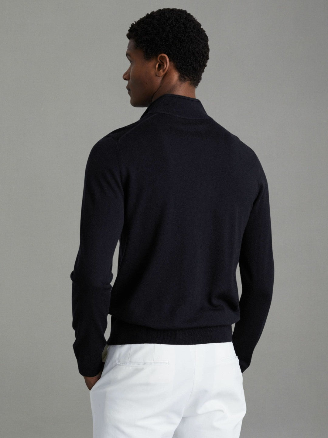 Pack of Two Merino Wool Jumpers in Navy