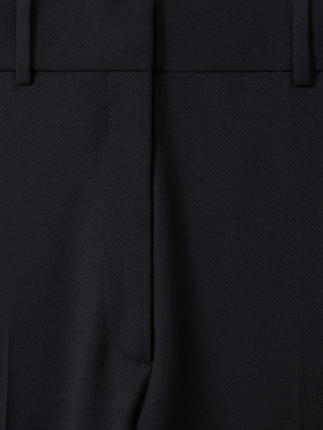 Wool-Blend Tailored Flared Suit Trousers in Navy