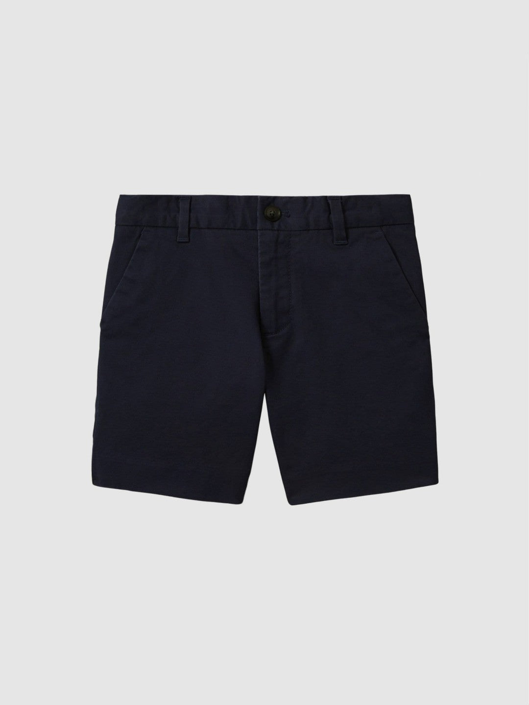 3-9 yrs Cotton Chino Shorts with Stretch in Navy