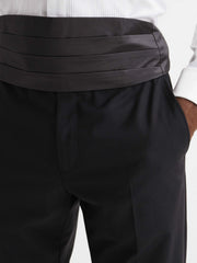 Silk Cummerbund in Black