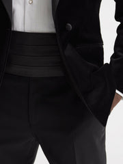 Silk Cummerbund in Black