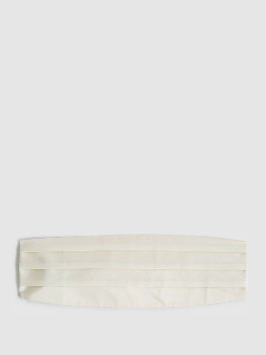 Silk Cummerbund in Ivory