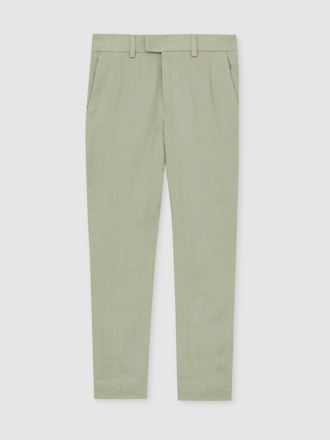 Linen Suit Shorts in Apple