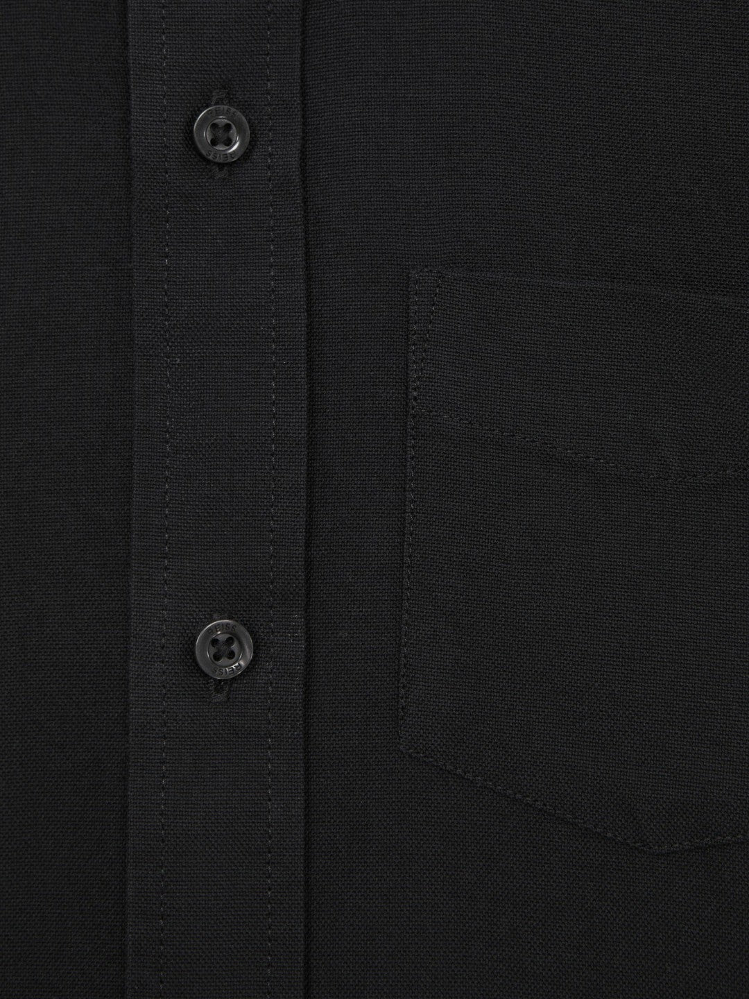 3-9 yrs Button Down Oxford Shirt in Black