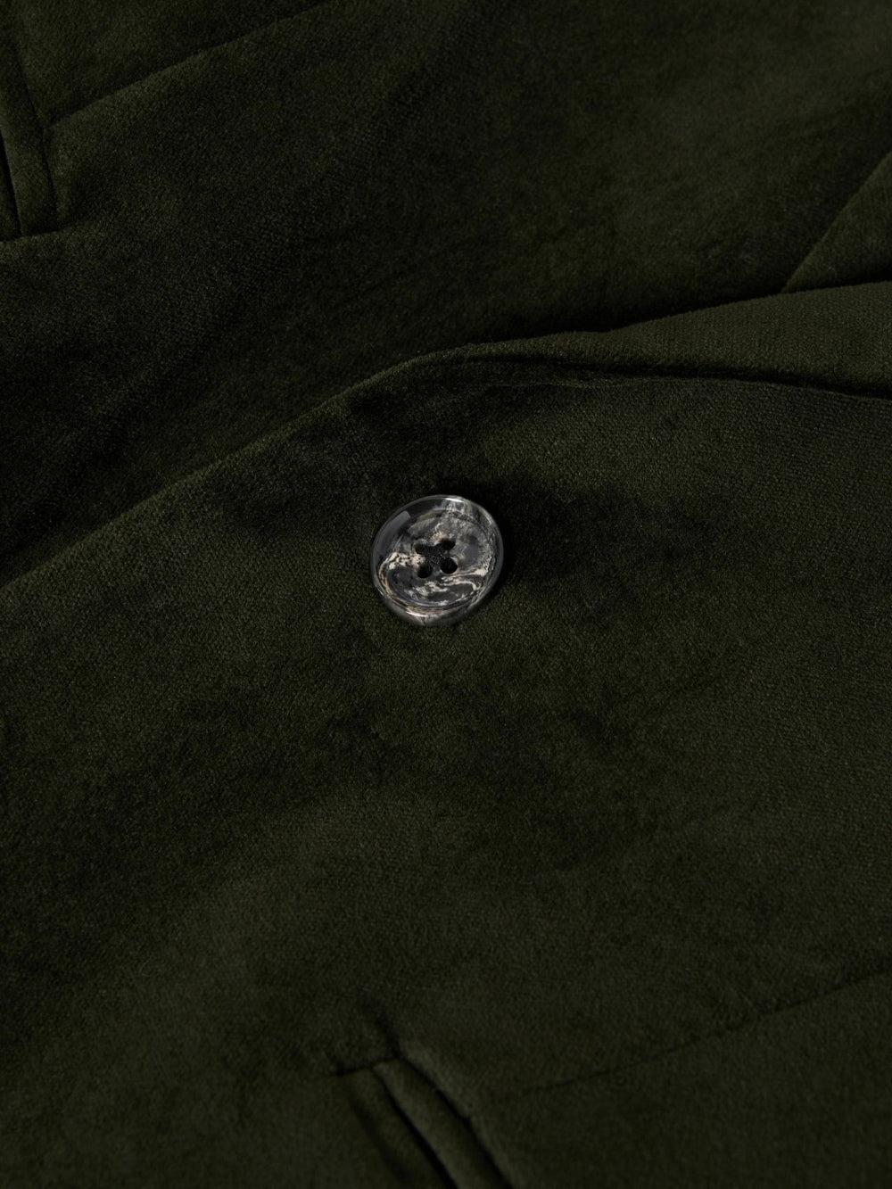 9-14 yrs Slim Fit Velvet Single Breasted Blazer in Emerald