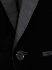13-14 yrs Single Breasted Velvet Blazer in Black